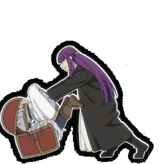 🤣 emoji @sticker_freehk Sousou_no_Frieren_pack4 Telegram sticker 18 of 49