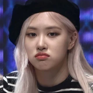 😎 emoji rosé，by @roleplayersticker Telegram sticker 11 of 18