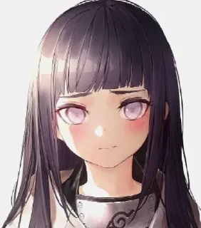 🦋 emoji Hinata hyuga ᭄𖣘  @Kamado_slayer Telegram sticker 6 of 56
