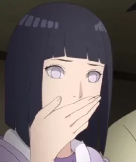 🦋 emoji Hinata hyuga ᭄𖣘  @Kamado_slayer Telegram sticker 15 of 56