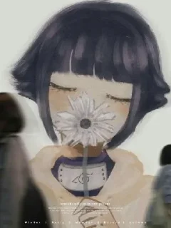 🦋 emoji Hinata hyuga ᭄𖣘  @Kamado_slayer Telegram sticker 10 of 56