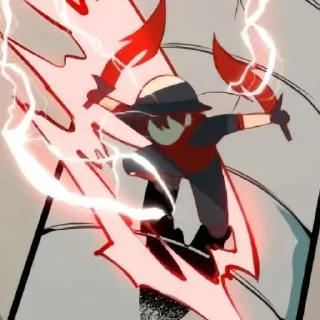 ⚡️ emoji BoBoiBoy halilintar. Telegram sticker 8 of 42