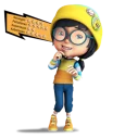 😝 emoji BoBoiBoy Telegram sticker 20 of 20