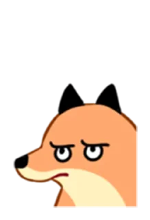 😒 emoji 狐狐好朋友 Telegram sticker 22 of 40