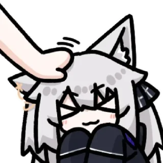 Sticker from 给我摸摸头或抱抱 By @YoMuko