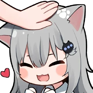 Sticker from 给我摸摸头或抱抱 By @YoMuko
