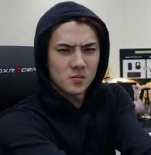 👍 emoji Sehun Telegram sticker 14 of 31