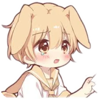 🤲 emoji Bunny Telegram sticker 10 of 15