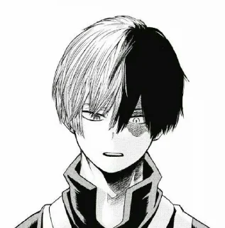 Sticker from [ Todoroki Shouto - Mαngα ]