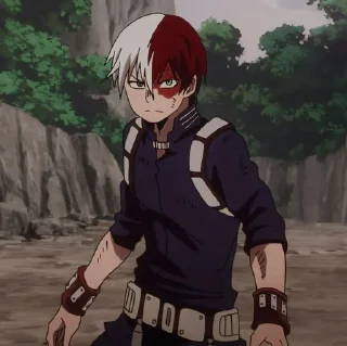 Sticker from @STIKERANIMEX ➖ TODOROKI SHOUTO
