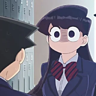 🍀 emoji Komi Shouko @BakeryPack Telegram sticker 12 of 40