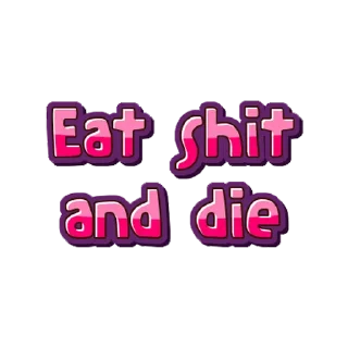 Sticker from kill me pls