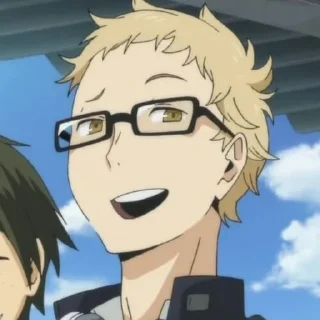 🏐 emoji tsukishima @jungoonity Telegram sticker 18 of 30