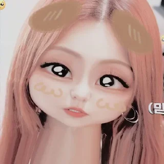 Sticker from ૮₍ YEJI ₎ა @lesyeuxdee