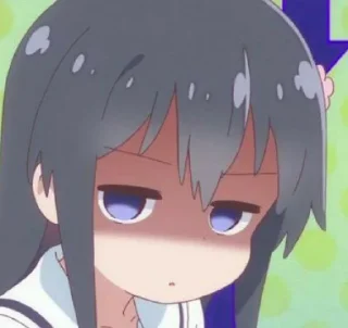 🌀 emoji Hana shirosaki 
By: @warganegaramars Telegram sticker 16 of 50