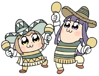🎼 emoji Pop Team Epic Universe Telegram sticker 24 of 55