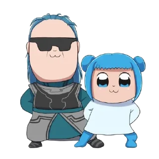 😎 emoji Pop Team Epic Universe Telegram sticker 18 of 55
