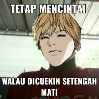 😎 emoji #yoraa : sticker gua anj Telegram sticker 1 of 45