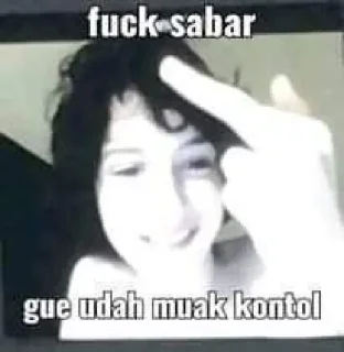 🤬 emoji #yoraa : sticker gua anj Telegram sticker 4 of 45