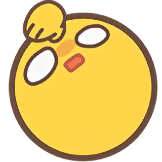 😵 emoji 小黄豆表情包 Telegram sticker 24 of 105