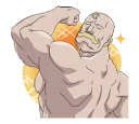💪 emoji FullMetal Alchemist Telegram sticker 22 of 48