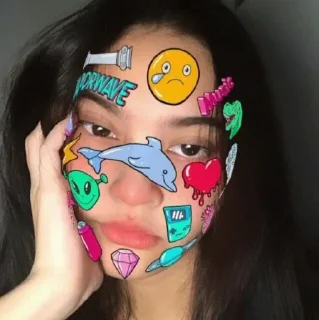 🧸 emoji non chr cewe // @stikerrpiiii Telegram sticker 18 of 51
