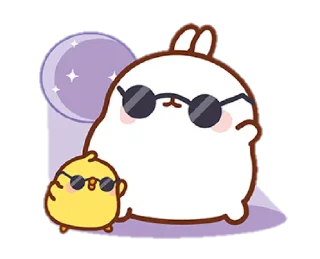 💭 emoji Molang 💭 ㅡ by @taerastickers Telegram sticker 7 of 16