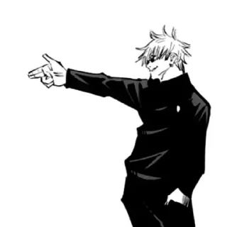 🌟 emoji Gojo Sensei Telegram sticker 5 of 63