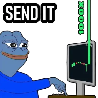 📈 emoji BLUE PEPE 🔵 🐸 🔵 @BluePepe Telegram sticker 6 of 22
