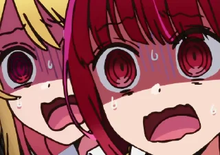 😱 emoji @sticker_freehk 推しの子 pack3 Telegram sticker 5 of 50