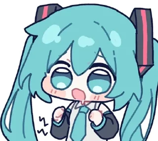 😍 emoji mikumiku @Man5say Telegram sticker 8 of 65