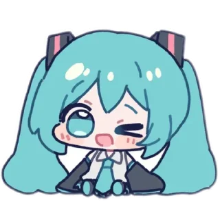 🥳 emoji mikumiku @Man5say Telegram sticker 15 of 65