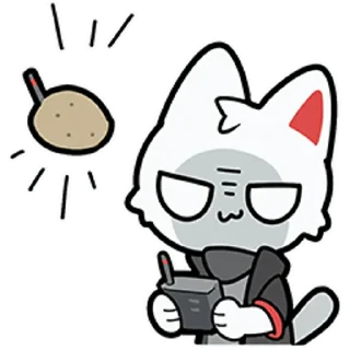😏 emoji fluffy明日方舟 Telegram sticker 16 of 48
