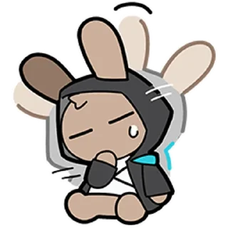 😥 emoji fluffy明日方舟 Telegram sticker 10 of 48