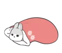 Sticker from Machiko rabbit(winter)