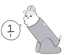 😆 emoji Machiko rabbit(winter) Telegram sticker 22 of 41