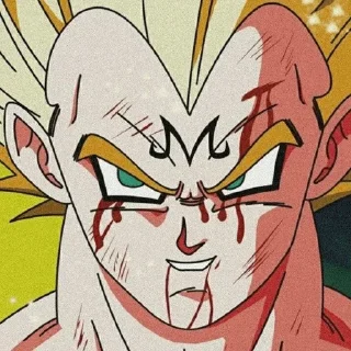 🐐 emoji Vegeta @AnimeStickers999 Telegram sticker 24 of 26