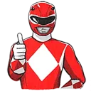 👍 emoji Power Rangers Telegram sticker 19 of 20
