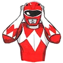 😦 emoji Power Rangers Telegram sticker 20 of 20