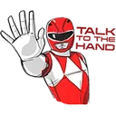 ✋ emoji Power Rangers Telegram sticker 17 of 20