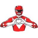 😍 emoji Power Rangers Telegram sticker 8 of 20