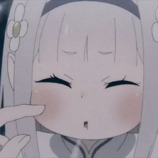 🥢 emoji @stikeranimex - emilia Telegram sticker 9 of 20