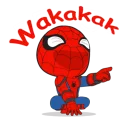 😂 emoji Spider-Man: Homecoming @stickerscar Telegram sticker 13 of 24
