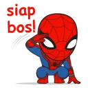 🙂 emoji Spider-Man: Homecoming @stickerscar Telegram sticker 5 of 24