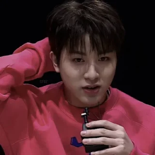 😌 emoji Junghwan，@stickernct. Telegram sticker 12 of 45