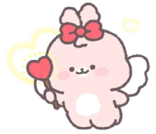 ☺️ emoji baby rabbit shuu | @cutestickers4you Telegram sticker 14 of 20