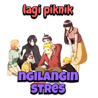 🤫 emoji NARUTO BORUTO INDO Telegram sticker 15 of 80