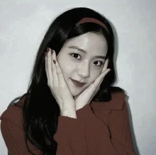 🖤 emoji Jisoo dark @aesthaticgirll Telegram sticker 7 of 25