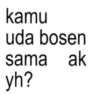 Sticker from text ell
