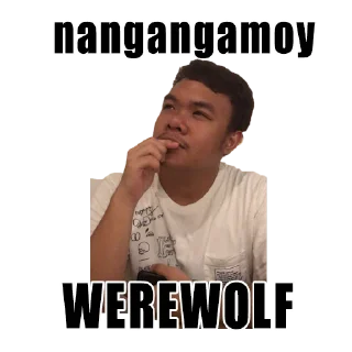 🤔 emoji ADS Werewolf Telegram sticker 21 of 33